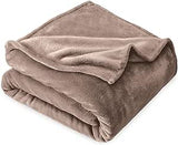 New Hometrends Microplush Velvet Fleece Blanket - Throw/Travel - Ultra-Soft - Luxurious Fuzzy Fleece Fur - Cozy Lightweight - Easy Care - All Season Premium Bed Blanket 60" X 70"