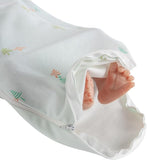 New Baby Swaddle Blanket Boy Girl,Super Soft Material Newborn Adjustable Swaddles 2-Way Zipper Sleep Sack 1 Pack (Green Tree, Small/Medium | 0-3 Months)
