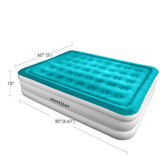 New House Day 18" QUEEN Air Mattress with Built-in Pump, Open Box, New Tested, supports up to 650 Lbs Retails $140+