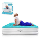 New House Day 18" QUEEN Air Mattress with Built-in Pump, Open Box, New Tested, supports up to 650 Lbs Retails $140+
