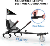 New Retails $229+ EVERCROSS Hoverboard Seat Attachment! This turns your hoverboard into a GoKart! Suitable for 6.5, 8,10 inch hoverboards, Suitable for Kids & Adults