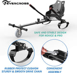 New Retails $229+ EVERCROSS Hoverboard Seat Attachment! This turns your hoverboard into a GoKart! Suitable for 6.5, 8,10 inch hoverboards, Suitable for Kids & Adults