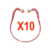 NEW Howard Leight QB3-HYG 23 dB Nrr Rating Honeywell Banded Earplugs Set of 10! ! Retails $100+