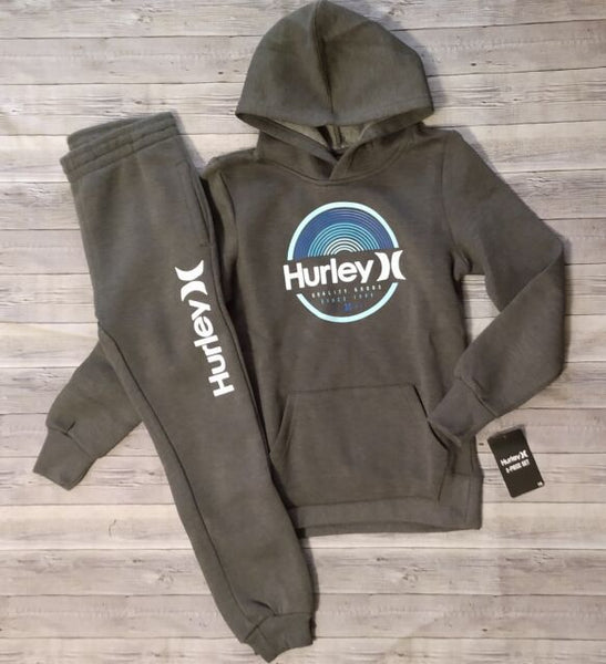 New with tags! Hurley Boys' Fleece Hoodie and Jogger Set, sz 7/8! Retails $70+