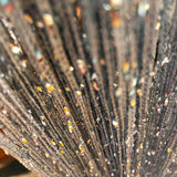 New HYSENM 2 Pack Glitter String Curtains 39x79 Inch Fringe Panels Room Divider Fly Screen for Home Décor Door Windows Wedding Party Hotel Living Room Doorways Restaurant, Silver 39x79 Inch