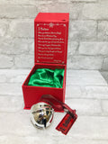 Brand new in Keepsake box with verse! I Believe Bell Ornament with Red Metal I Believe Hanger !