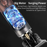 New The TrimPro Elite™ Fade Rechargeable cordless retro professional trimmer, shaver, high-performance hair cutting machine can engrave hairstyles, Black