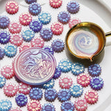 NEW 100pcs Sealing Wax, Stamp Beads, Mixed Colour, Glitter, Shiny, Rainbow, Aurora, DIY Envelope, Letter, Wedding Invitation, Scrapbooking