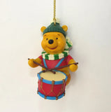 NEW IN ORIGINAL BOX WINNIE THE POOH Christmas Magic Ornament Retired Collectible Tree Ornament Little Drummer Boy Pooh Bear Playing Drum Disney
