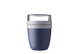 NEW Retails $34+ Mepal ELLIPSE 2 compartment Leakfree Lunch Pot, Nordic Denim! Freezer, microwave and dishwasher safe!