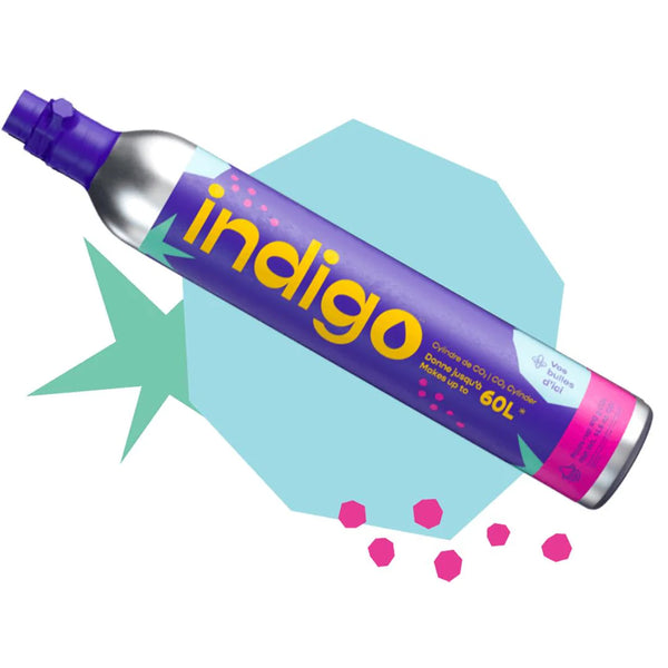 New Indigo CO2 Cylinder, Retails $30+