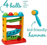New Infantino Bop & Drop Ball Tower - STEAM Educational Play, Hand-Eye Coordination Skills, and Cause and Effect Play for Babies & Toddlers, 12M+ Retails $63+