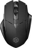 New Inphic Bluetooth Mouse, Multi-Device Silent Rechargeable Bluetooth Wireless Mouse (Three Modes: BT 5.0/4.0 + 2.4G), 1600 DPI Portable Ergonomic Mouse for Laptop, PC