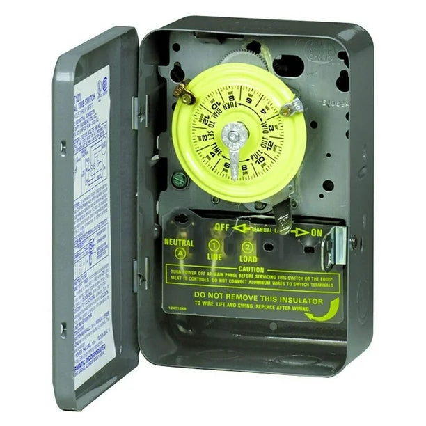 New Intermatic T104 Mechanical Time Switch 40A 277V, Designed to turn OFF a gas fire pool/spa heater  Retails $120+