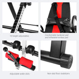 Retails $220 New ASSEMBLED ONETWOFIT Inversion Table, Heavy Duty Folding Inversion Machine with Comfort Backrest, Adjustable Height Inversion Table for Muscle Pain Relief