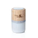 New iQueeny Wireless Speaker - Bamboo Multi Color Changing, Transmission range of 10m/33ft, ours has no promotional writing on the speaker as shown in the pictures
