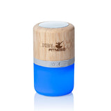 New iQueeny Wireless Speaker - Bamboo Multi Color Changing, Transmission range of 10m/33ft, ours has no promotional writing on the speaker as shown in the pictures