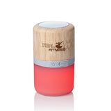 New iQueeny Wireless Speaker - Bamboo Multi Color Changing, Transmission range of 10m/33ft, ours has no promotional writing on the speaker as shown in the pictures
