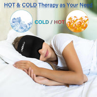 New iTHERAU Headache Relief Hat & Migraine Cap, Migraine Ice Head Wrap Cold Compress, Stretchable Snug Headache Cap for Migraine Mask for Puffy Eyes, Tension, Sinus & Stress Relief! Retails $56+