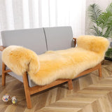 New Soft Fluffy Faux Sheepskin Rug, Cozy Irregular Rugs for Bedroom Living Room Decor, Carpet, Sofa Chair Cover, Side of The Bed, Couch Bench, Pet Dog Cushion Mat, 2 Ft X 6Ft