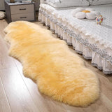 New Soft Fluffy Faux Sheepskin Rug, Cozy Irregular Rugs for Bedroom Living Room Decor, Carpet, Sofa Chair Cover, Side of The Bed, Couch Bench, Pet Dog Cushion Mat, 2 Ft X 6Ft