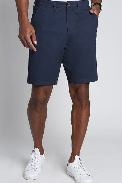 New with tags! Men's Jach's New York Navy Flat Front Chino Shorts, Sz 34 Waist! Retails $99+