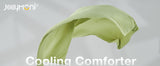 New JELLYMONI KING Cooling Comforter Kid Size, Double-Sided Cool Tech, Soft Cooling Comforter for Hot Sleepers, Breathable & Lightweight