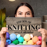 New Knitting Calendar 2025 | Inspirational Yarn Lover Quotes, Craft Enthusiasts Creative Knit Imagery & Quotes Gift for Women, Wall Home Decor