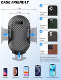 New JOYTUTUS Cup Holder Phone Holder for Car, Car Phone Holder Cell Phone Seat Cup Holder, Large Cup Holder Phone Mount with Long Neck