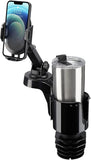 New JOYTUTUS Cup Holder Phone Holder for Car, Car Phone Holder Cell Phone Seat Cup Holder, Large Cup Holder Phone Mount with Long Neck
