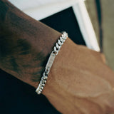 NEW Retails $85, More Than 90 MT90 Cuban Bracelet, Silver, Fits Sz S/M, Includes gift box & authenticity card, great for basketball fans!