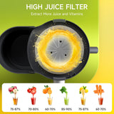 New Juicer Machine 500W, 3 Speed Centrifugal Juicer Extractor with Wide Mouth 3” Feed Chute for Fruit Vegetable, High Yield Juicer