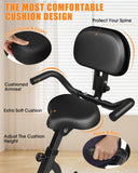 NIB! Folding Exercise Bike, 5-in-1 Foldable Stationary Bike Upgraded 16-Level Magnetic Resistance 10DB Near-Silent Bike Upright Retails $260+
