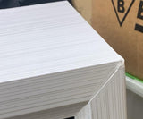 New Retail $600+ Fully Assembled Kate Bedroom 6-Drawer Dresser, 58"W x 37"H - White! Note: Top of dresser & right corner had a crack from transport Has been repaired, see pics!