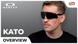 NEW Replica Oakley Kato Sunglasses, Black, Includes Case & Lens Cloth