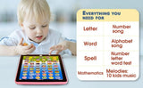 New Kids Tablet -Learning Pad,with 6 Games to Learn Music/Words/Learning Letters/Alphabet,Education Tablet for Kids for Boys & Girls 3 Years Up, Blue