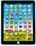 New Kids Tablet -Learning Pad,with 6 Games to Learn Music/Words/Learning Letters/Alphabet,Education Tablet for Kids for Boys & Girls 3 Years Up, Blue