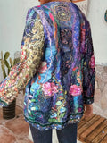 NEW Retails $50 Just Fashion Now NWT Women's Size M Kimono Open Front Cardigan Multicolor