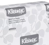 New Case of Kleenex® Multi-Fold Towels white, 16 Packs of 150= 2,400! Retails $96+