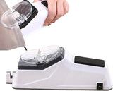 New 4 in 1 Electric Knife Sharpeners Tool | USB Charging Sharpener for Knives Sharpening & Polishing | Portable Automatic Knife Sharpener Tool | Professional Electric Knife Sharpener for Home