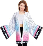 New Kochou Shinobu Cosplay Cape Kimono Cardigan, one size