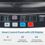 New in box! Retails $399+ Ktaxon 17.6lbs Portable Fully Automatic Washing Machine W/ Drain Pump, smart controls and LED display NOTE: Has cosmetic crack in plastic on LEFT side from transport, DOES NOT AFFECT USE, COSMETIC ONLY!