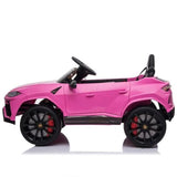 New Assembled, was store display, Uhomepro Lamborghini 12 V Powered Ride on Cars, Remote Control, Battery Powered, Pink
