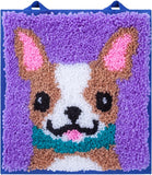 New in box! LatchKits – Puppy Latch Hook Kit – Easy-to-Learn Craft Project – No Sewing Or Cutting – for Ages 6+, Canvas, Multi Retails $42+