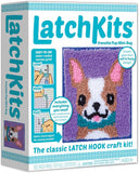 New in box! LatchKits – Puppy Latch Hook Kit – Easy-to-Learn Craft Project – No Sewing Or Cutting – for Ages 6+, Canvas, Multi Retails $42+