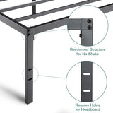 New in box! Latitude Run 18.3'' High Metal Bed Frame, Full/Double! Retails $230+