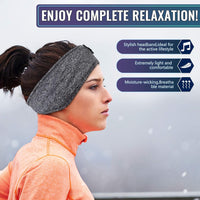 NEW Lavince Sleep Headphones Bluetooth Sports Headband, Wireless Sports Headband Headphones with Ultra-Thin HD Stereo Speakers Perfect for Workout, Jogging, Yoga, Insomnia, Side Sleepers, Air Travel, Meditation