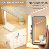 New Led Desk Lamp Dimmable Light Reading Lamp 3 Lighting Modes, Eye Protection Desk Lamp Accessories, Study Desk Lamp Equipped USB Charger