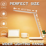 New Led Desk Lamp Dimmable Light Reading Lamp 3 Lighting Modes, Eye Protection Desk Lamp Accessories, Study Desk Lamp Equipped USB Charger