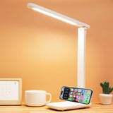 New Led Desk Lamp Dimmable Light Reading Lamp 3 Lighting Modes, Eye Protection Desk Lamp Accessories, Study Desk Lamp Equipped USB Charger